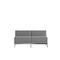 Flash Furniture 2 Piece Gray LeatherSoft Modular Lounge Set ZB-IMAG-MIDCH-2-GY-GG - alternate 3